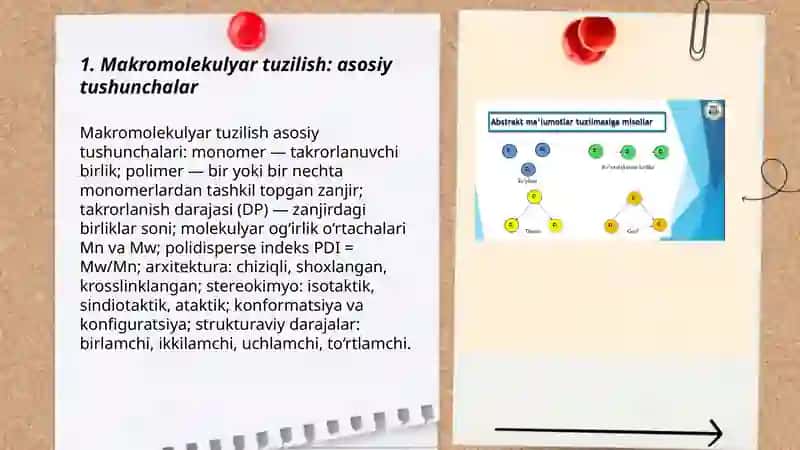 Makromolekulyar tuzilish va konfiguratsion ma'lumot 3