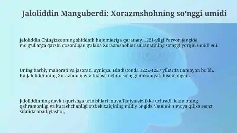 Jaloliddin Manguberdi – Vatan himoyachisi 3