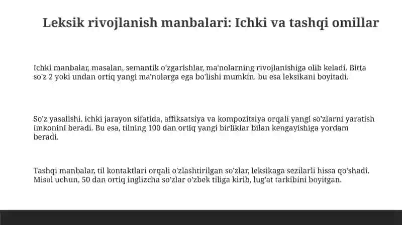 Lug´aviy sath taraqqiyotining ichki va tashqi manbalari 3