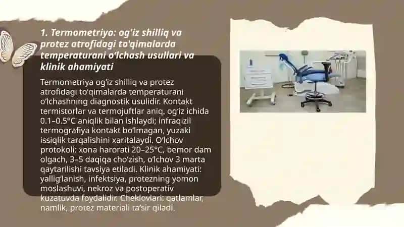 Ortopedik stomatologiya klinikasida bemorlar uchun qóshimcha tadqiqot usullar 3
