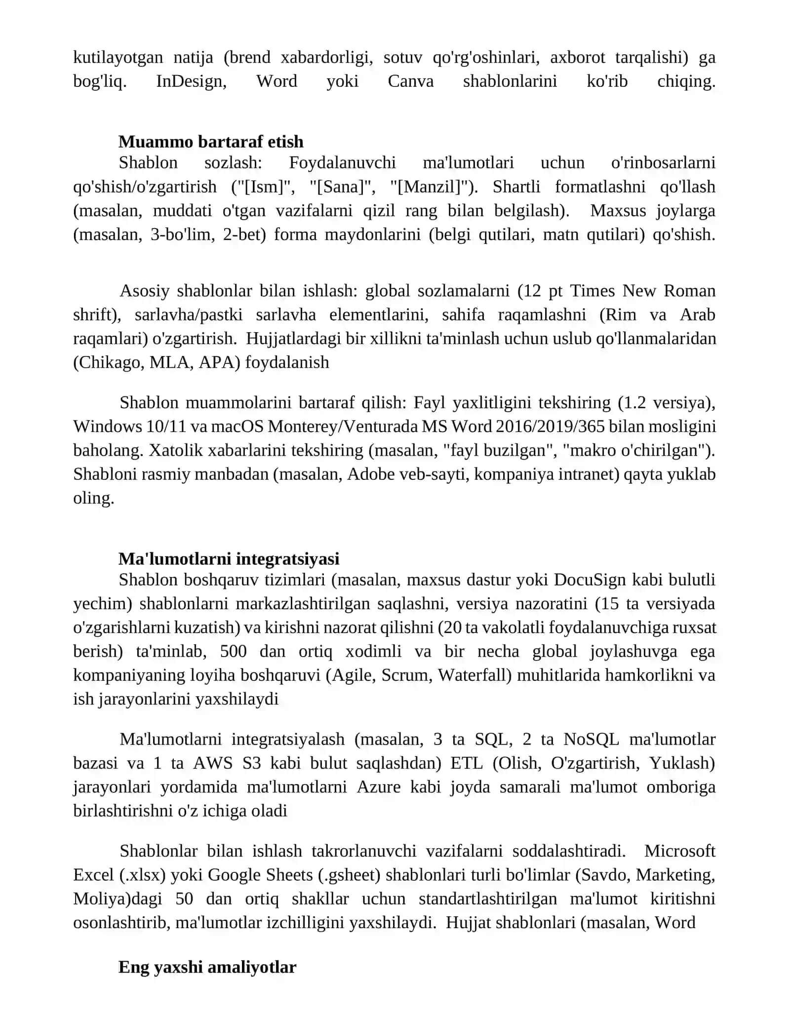 Qolip (shablon)lar bilan ishlash 3
