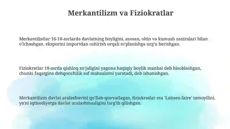 Iqtisodiygʻoyalartarixi 3