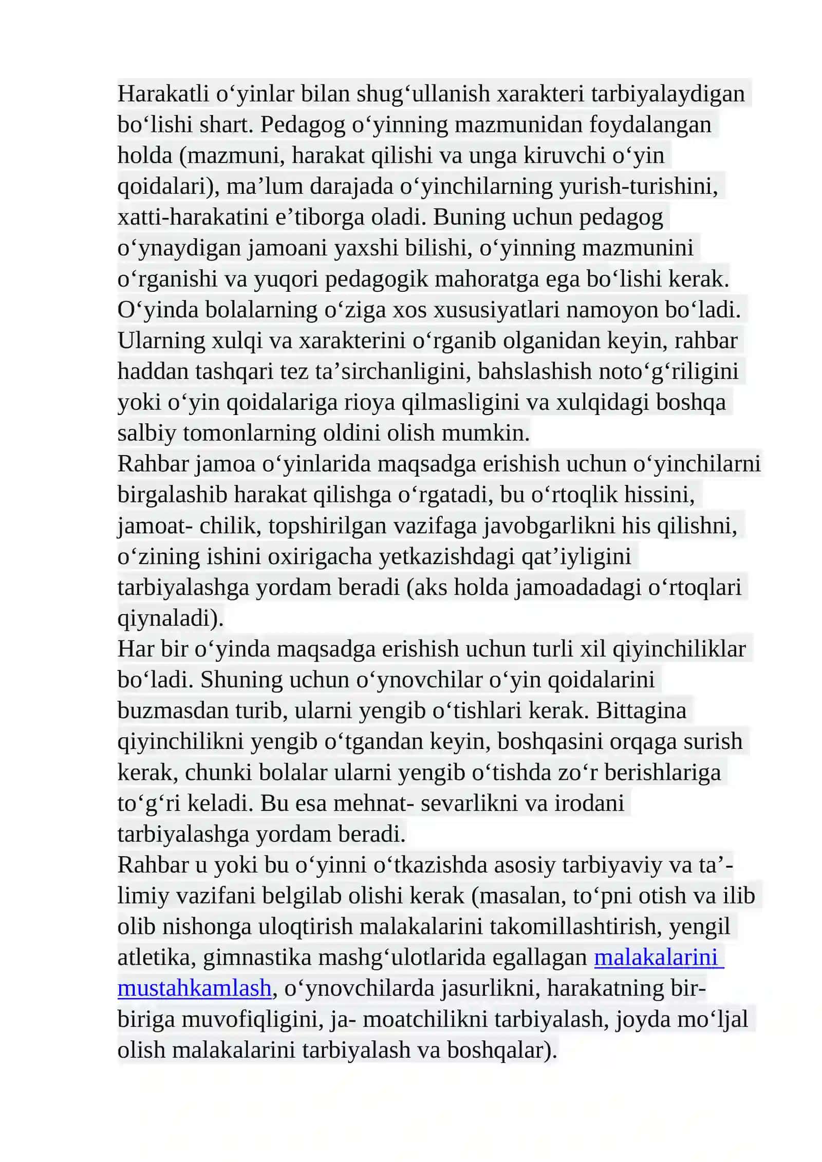 O’yin raxbarining asosiy vazifalari o’yin jarayoniga raxbarlik qilish 3