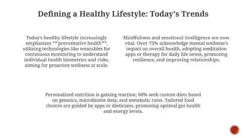 HEALTHY LIFESTYLE: TRENDS AND CHALLENGES 3
