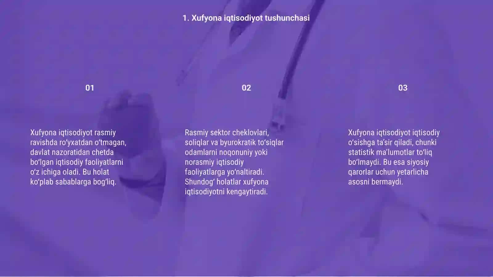 Xufyona iqtisodiyotning institusional nazariyasi 3