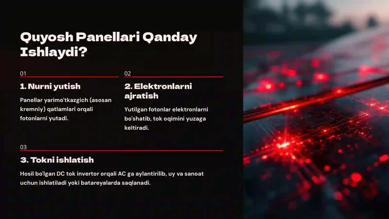 Quyosh Panellari: Kelajak Energiyasi 3