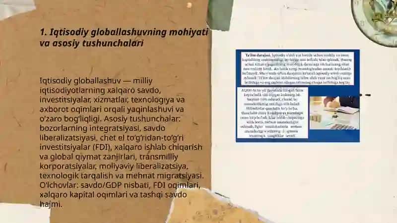 Iqtisodiy globallashuv: mohiyati, omillari va oqibatlari 3