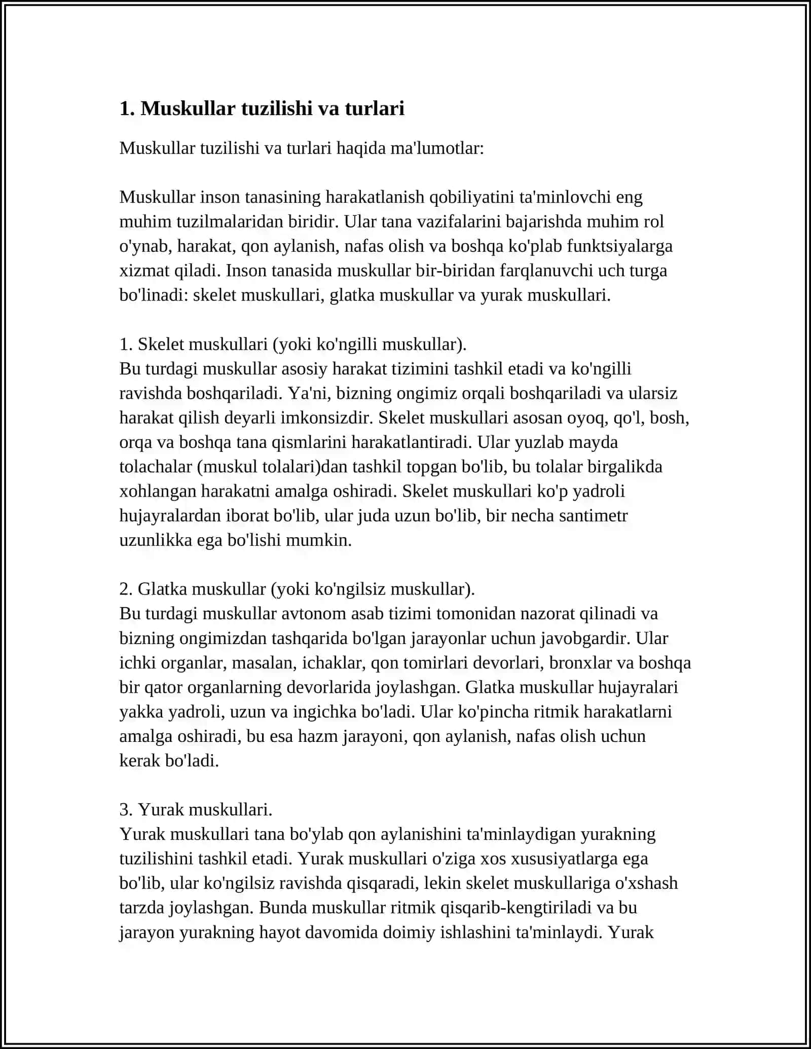 MUSHAKLAR FIZIOLOGIYASI. TISHLI VA SILLIQ TETANUS 3