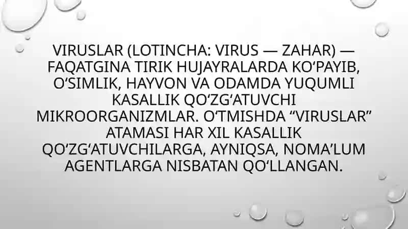 Viruslar haqida tushuncha 3