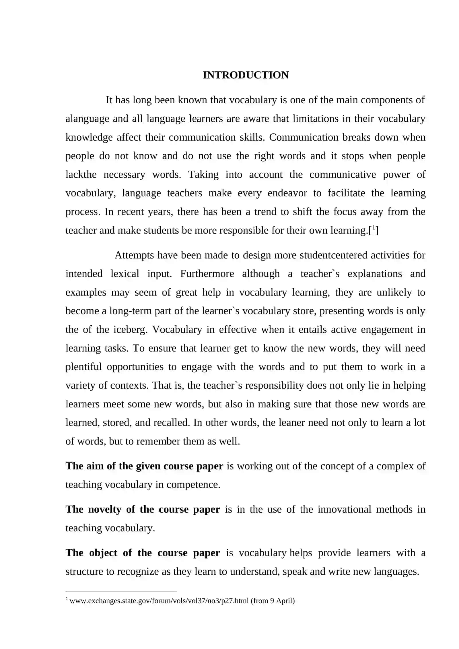 Communicative ways of teaching vocabulary 3