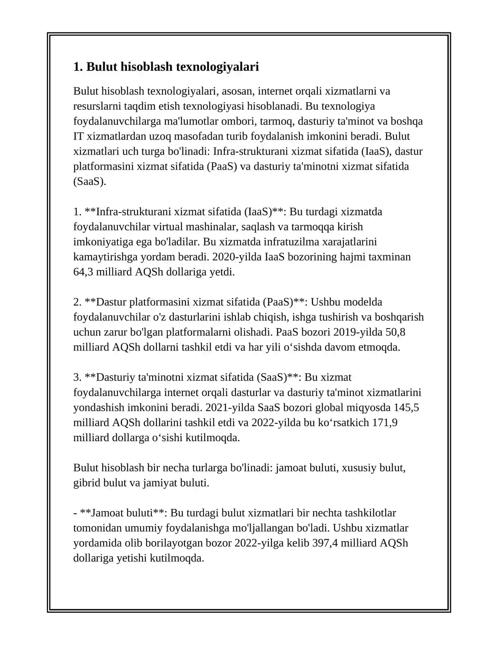 BULUTLI TEXNOLOGIYALAR 3