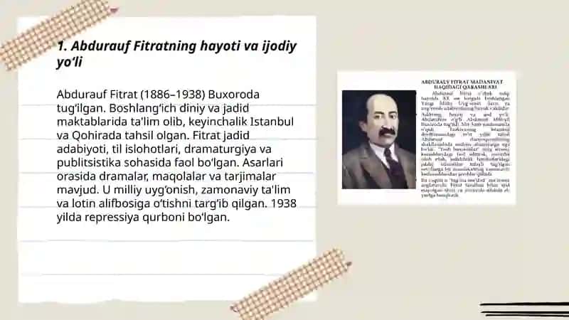 Fitratning shoir va shoirlar eski turk adabiyoti namunalari 3