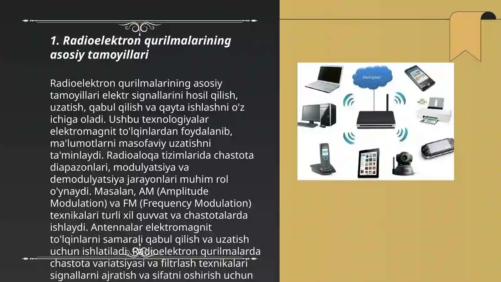 Radioelektron qurilmalar va tizimlar 3