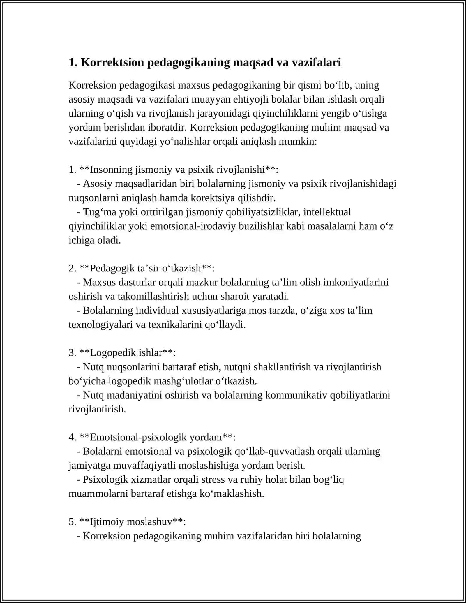 KORREKSION PEDAGOGIKANING ASOSIY VAZIFALARI TAMOYILLARI VA METODLARI 3