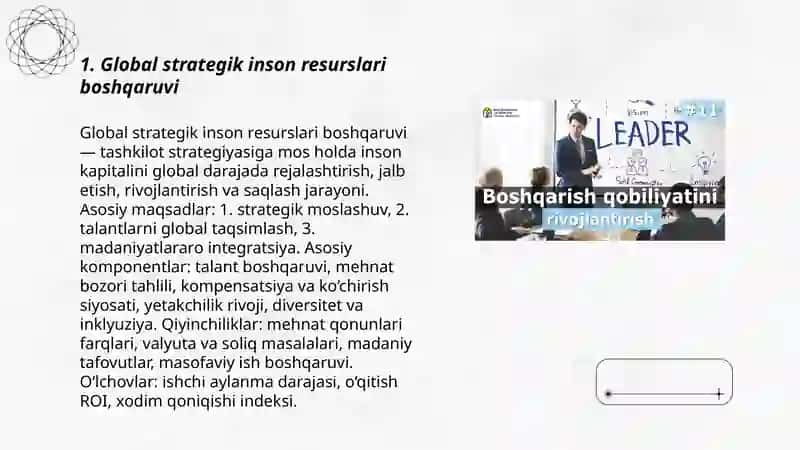 Global strategik inson resurslari boshqaruvi 3