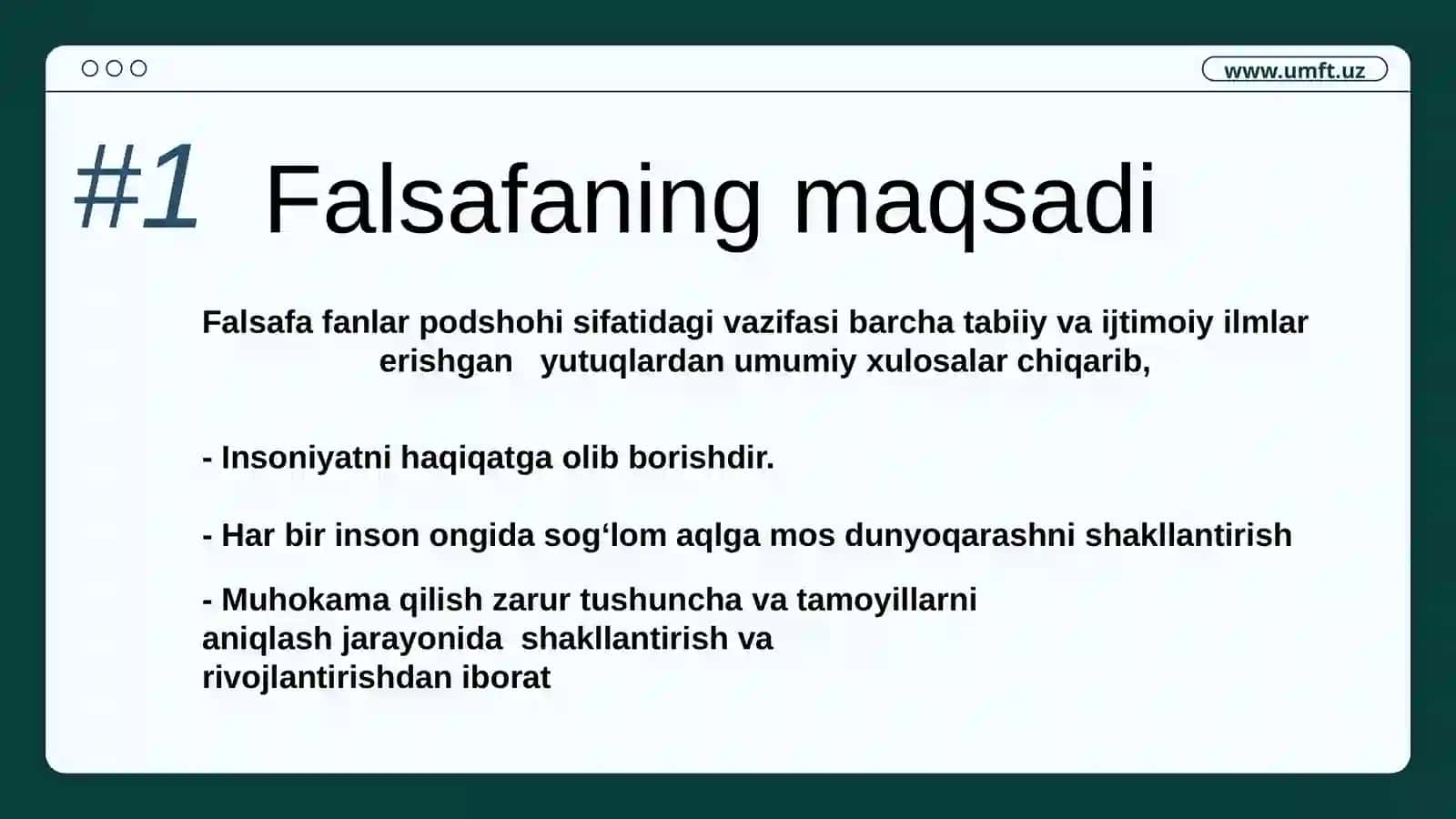FALSAFANING MOHIYATI VA JAMIYAT TARAQQIYOTIDAGI ROLI 3