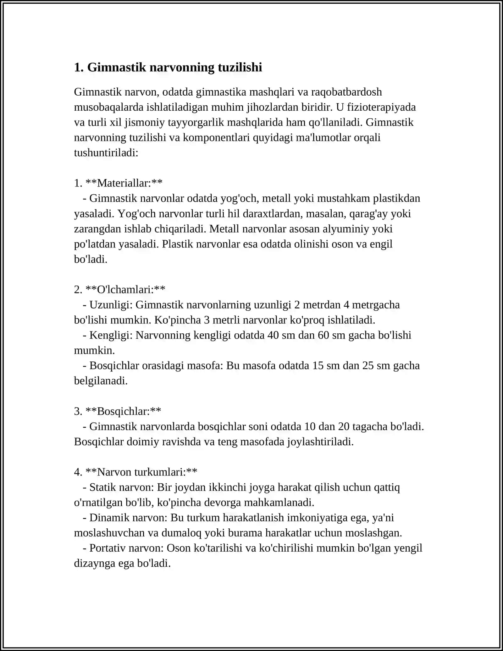 OYOQ QO'LLAR YORDAMIDA GIMNASTIK NARVONGA TAYANGAN XOLDA CHIQISH VA PASTGA TUSHISH 3