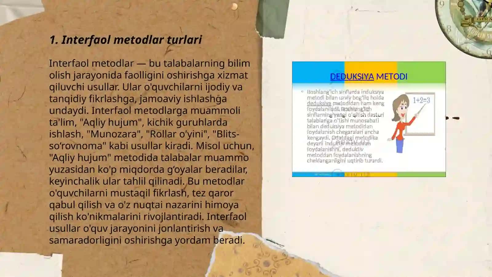 Oʻqitishning interfaol metodi 3