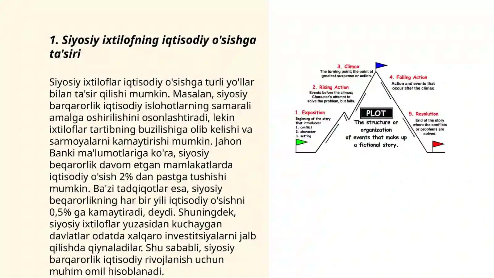 Siyosiy ixtilofning iqtisodiy o'sishga ta'siri 3