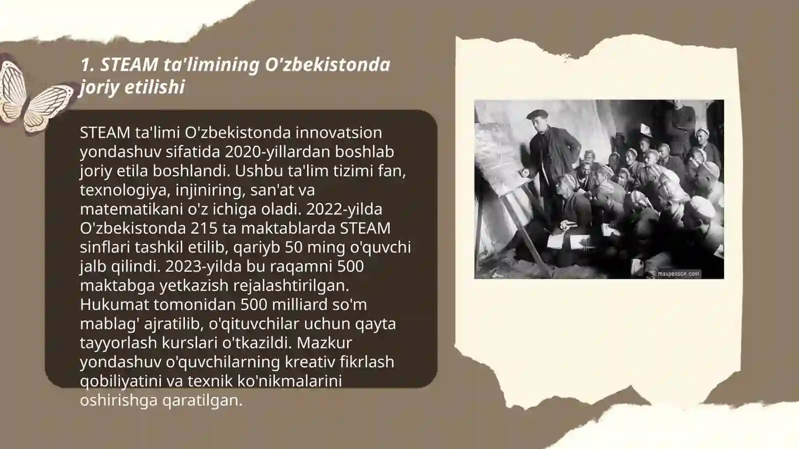 OʻZBEKISTONDA STEAM taʼlimining rivojlanishi 3