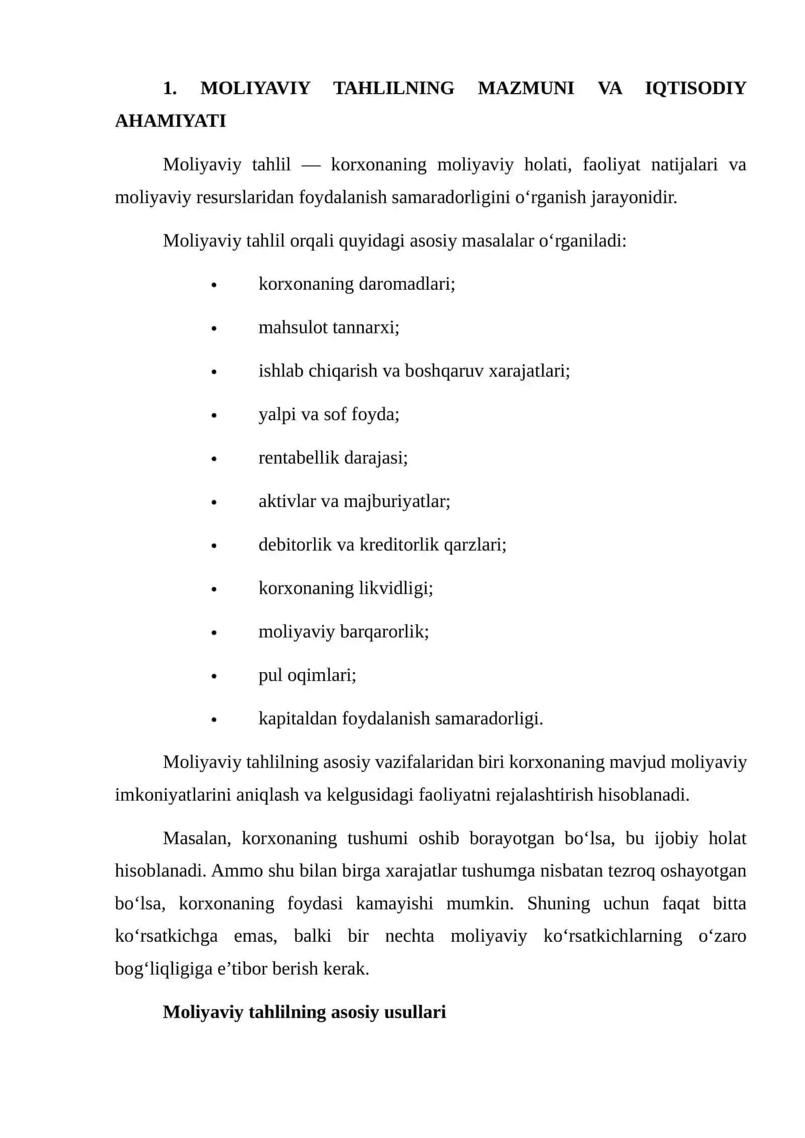 MOLIYAVIY TAHLILDA AXBOROT TEXNOLOGIYALARI VA DASTURIY MAHSULOTLAR 3