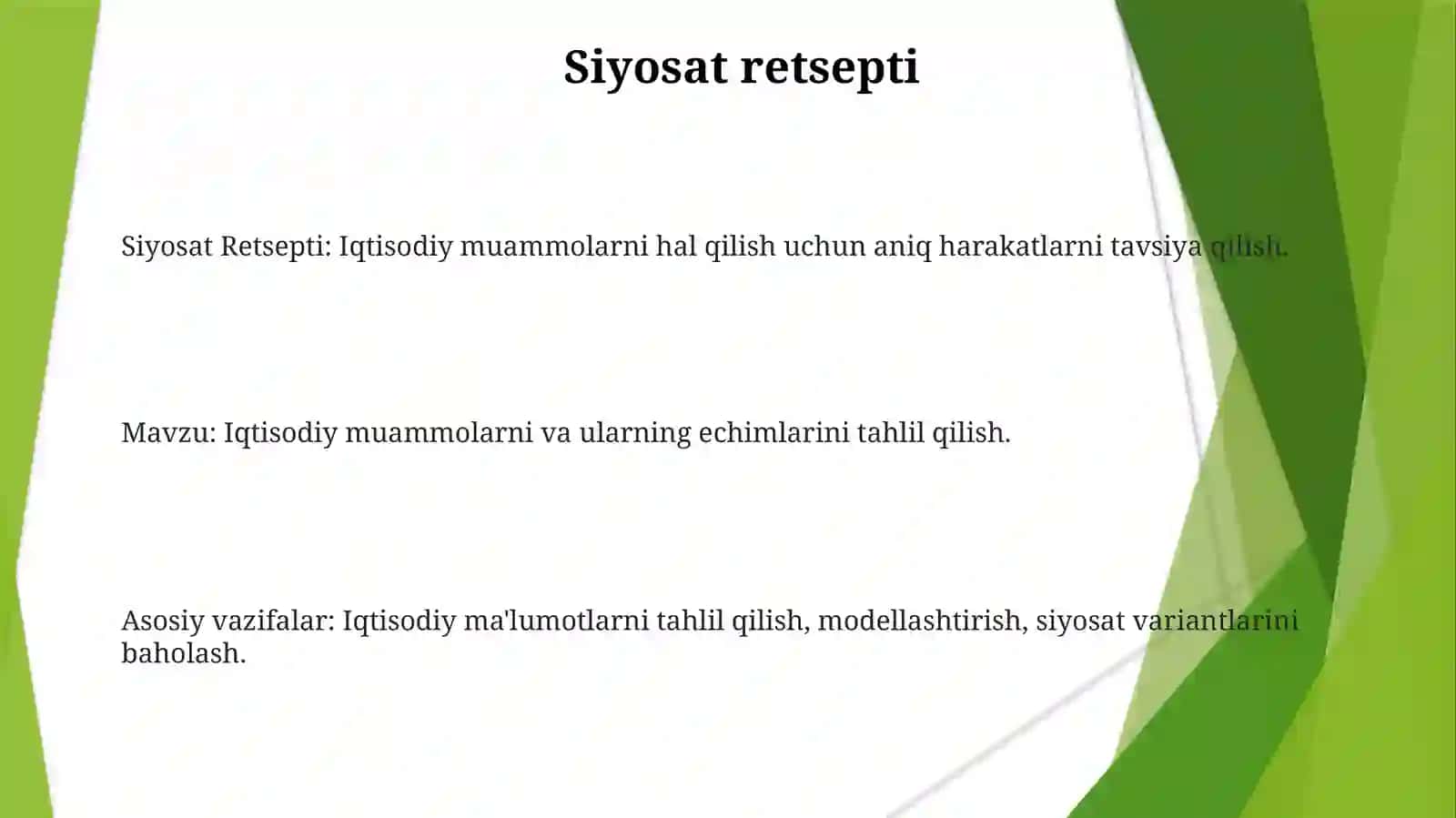 Iqtisodiy Tahlilning Asosiy Vazifalari 3