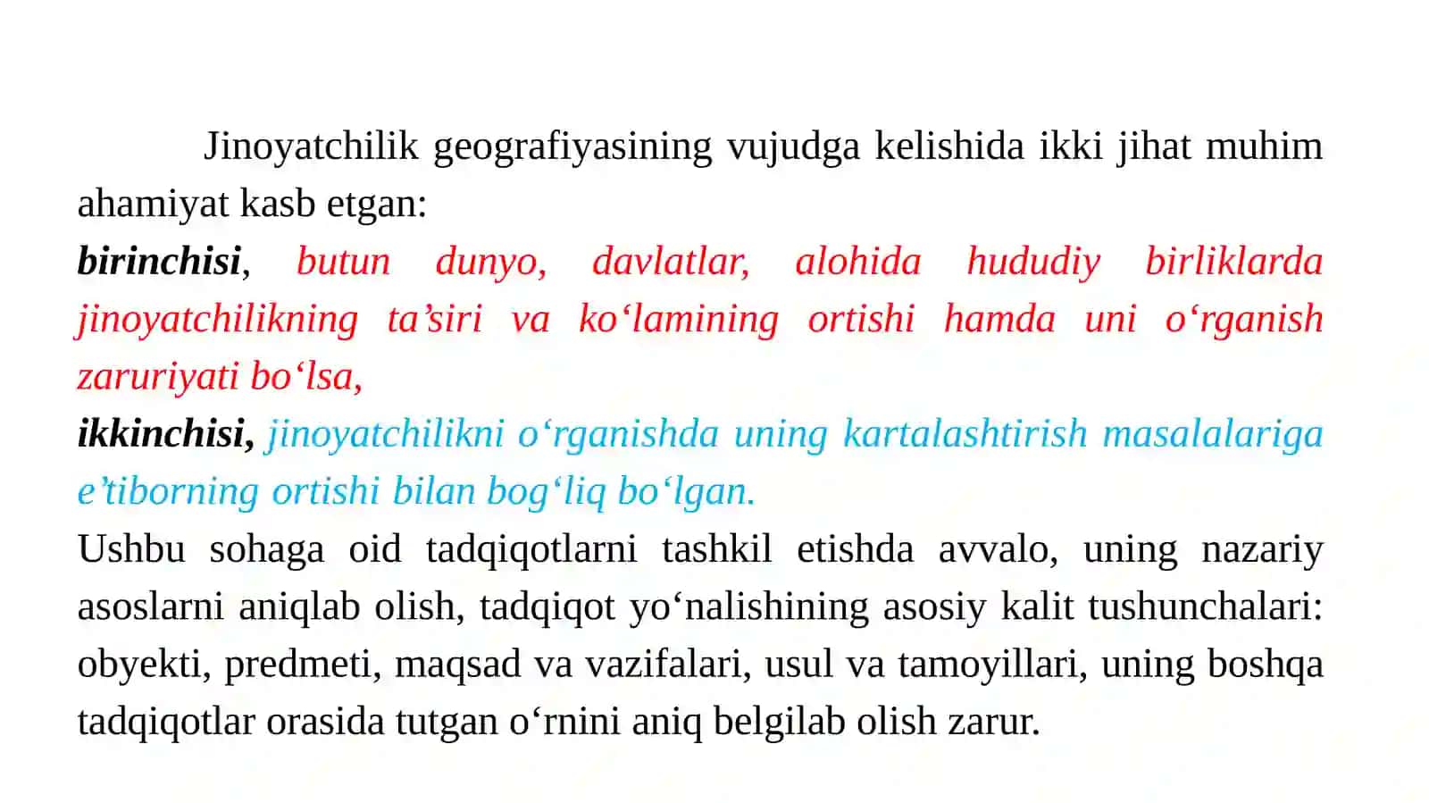 Jinoyatchilik geografiyasi 3