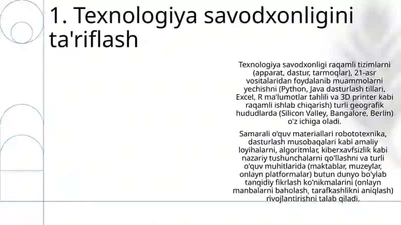 Texnologik ta'lim bo'yicha o'quv -metodik majmualar 3