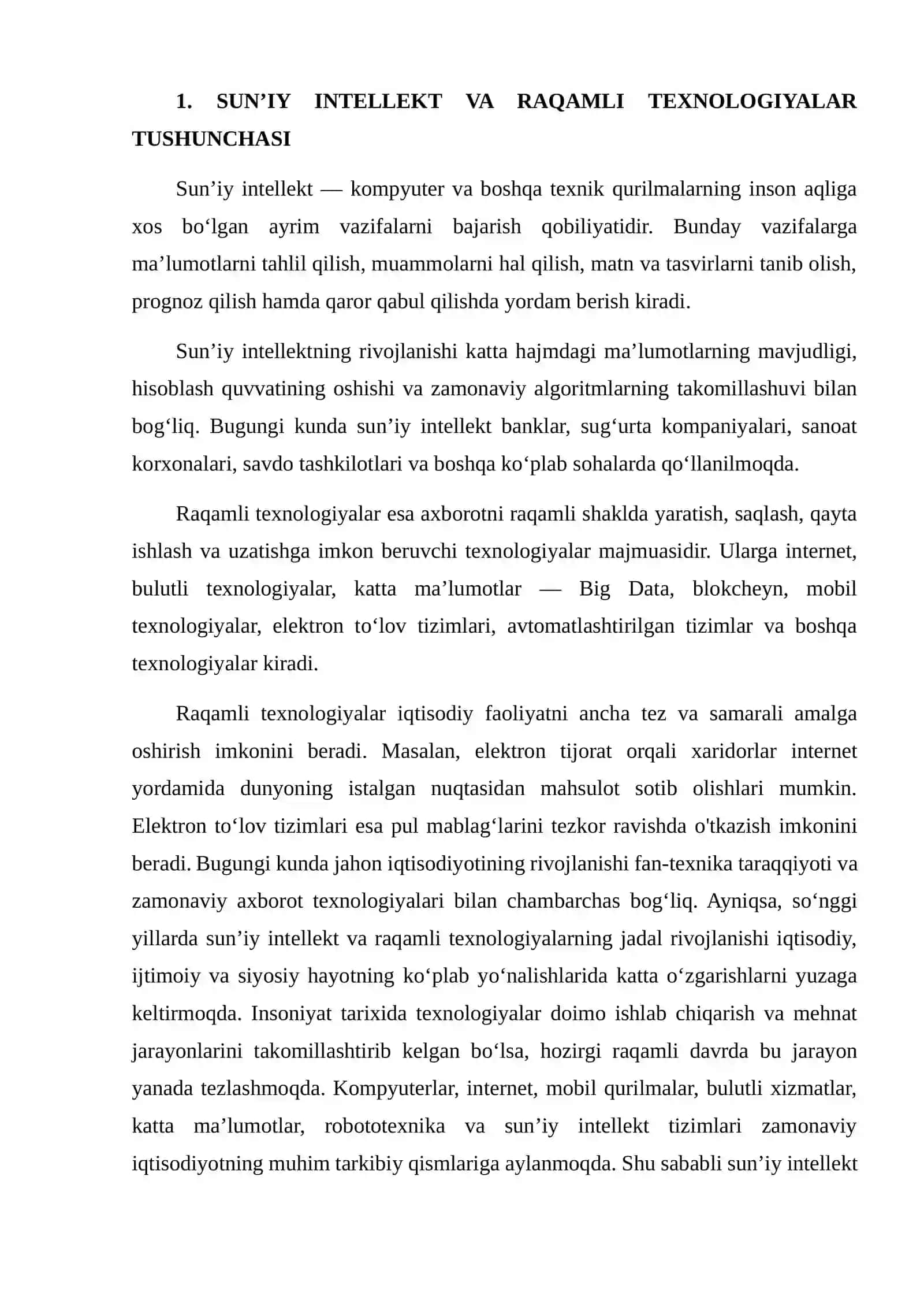 JAHON IQTISODIYOTIDA SUN’IY INTELLEKT VA RAQAMLI TEXNOLOGIYALARNING AHAMIYATI 3