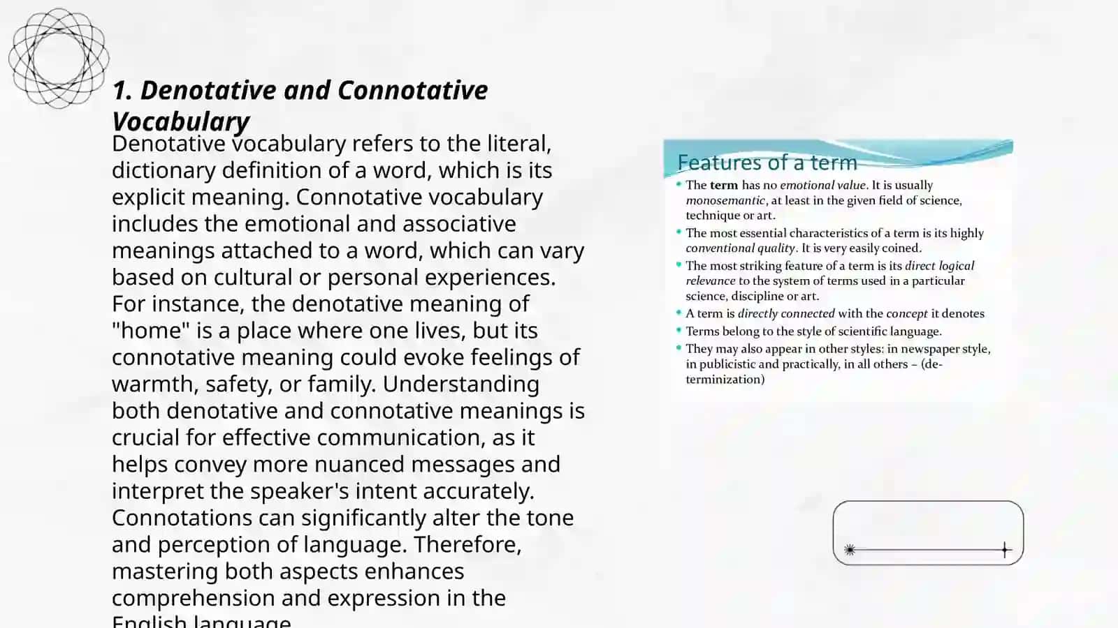 Classification of vocabulary in stylistics 3