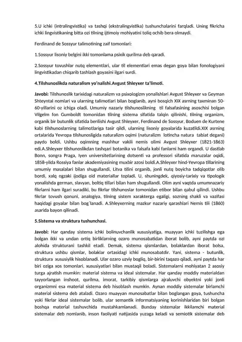 Tilshunoslik javoblar 3