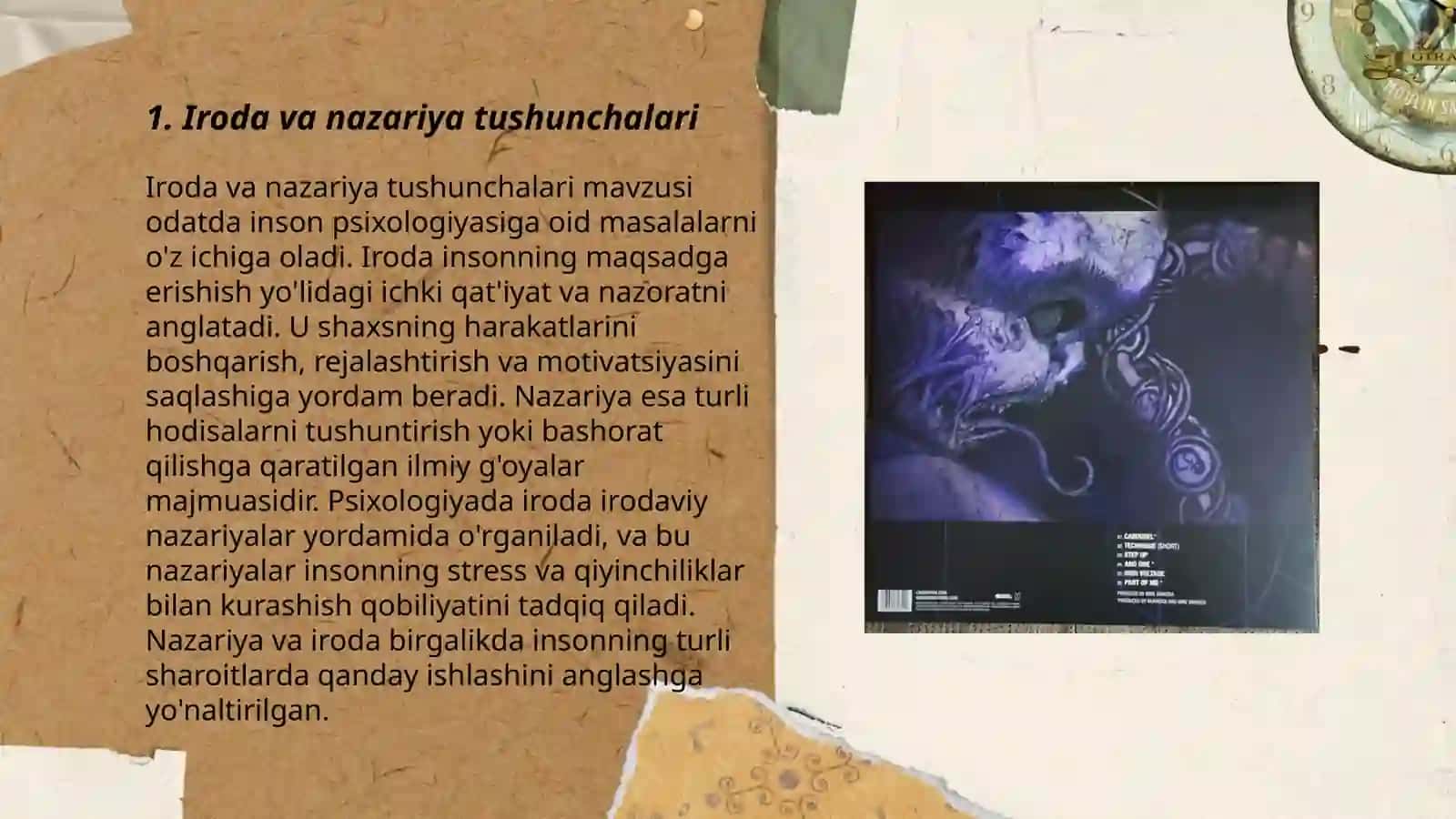 Iroda va nazariya tushunchalari 3
