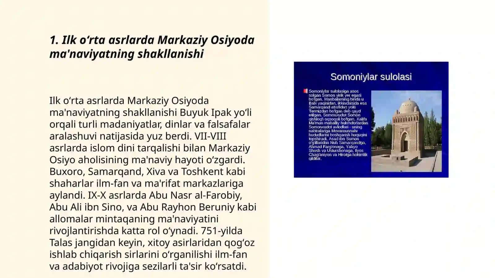 Ilk oʻrta asrlarda Markaziy Osiyoda manavit tarbiya masalari 3