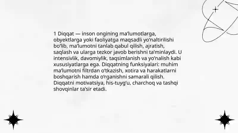 Diqqatning taʼrifi 3