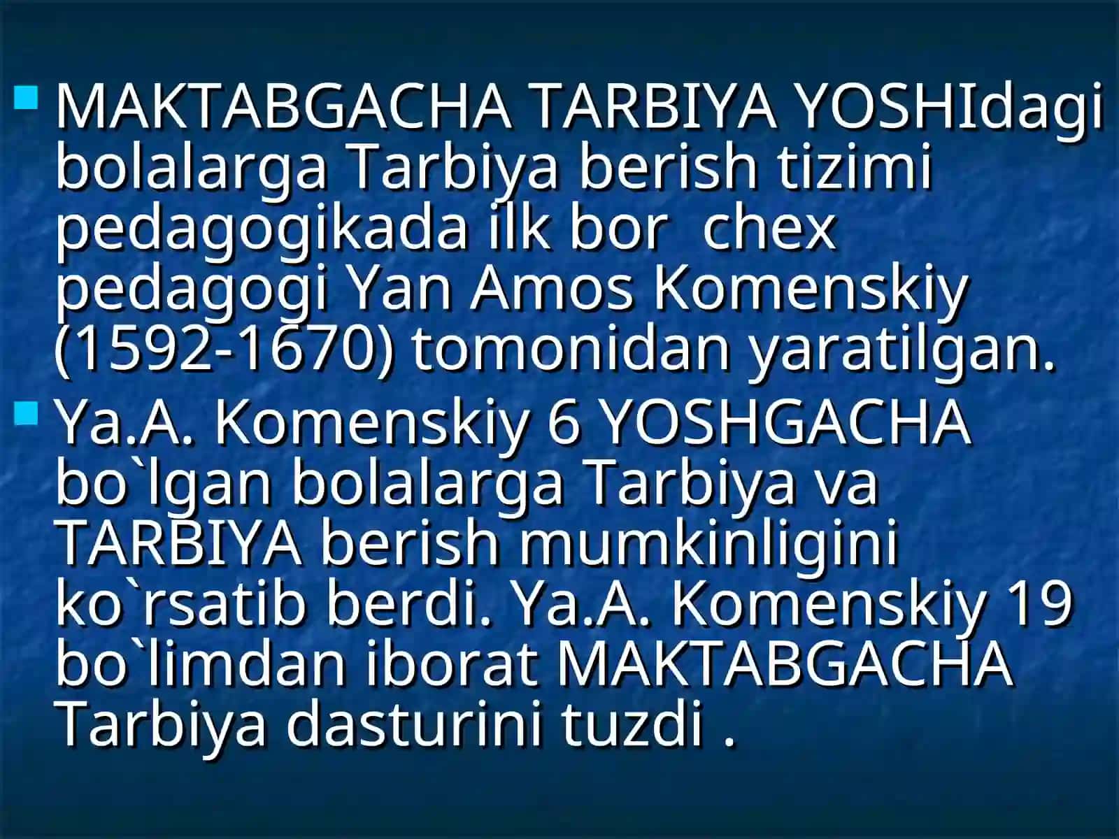Yan Amos Komenskiyning Pedagogik Tizimi 3
