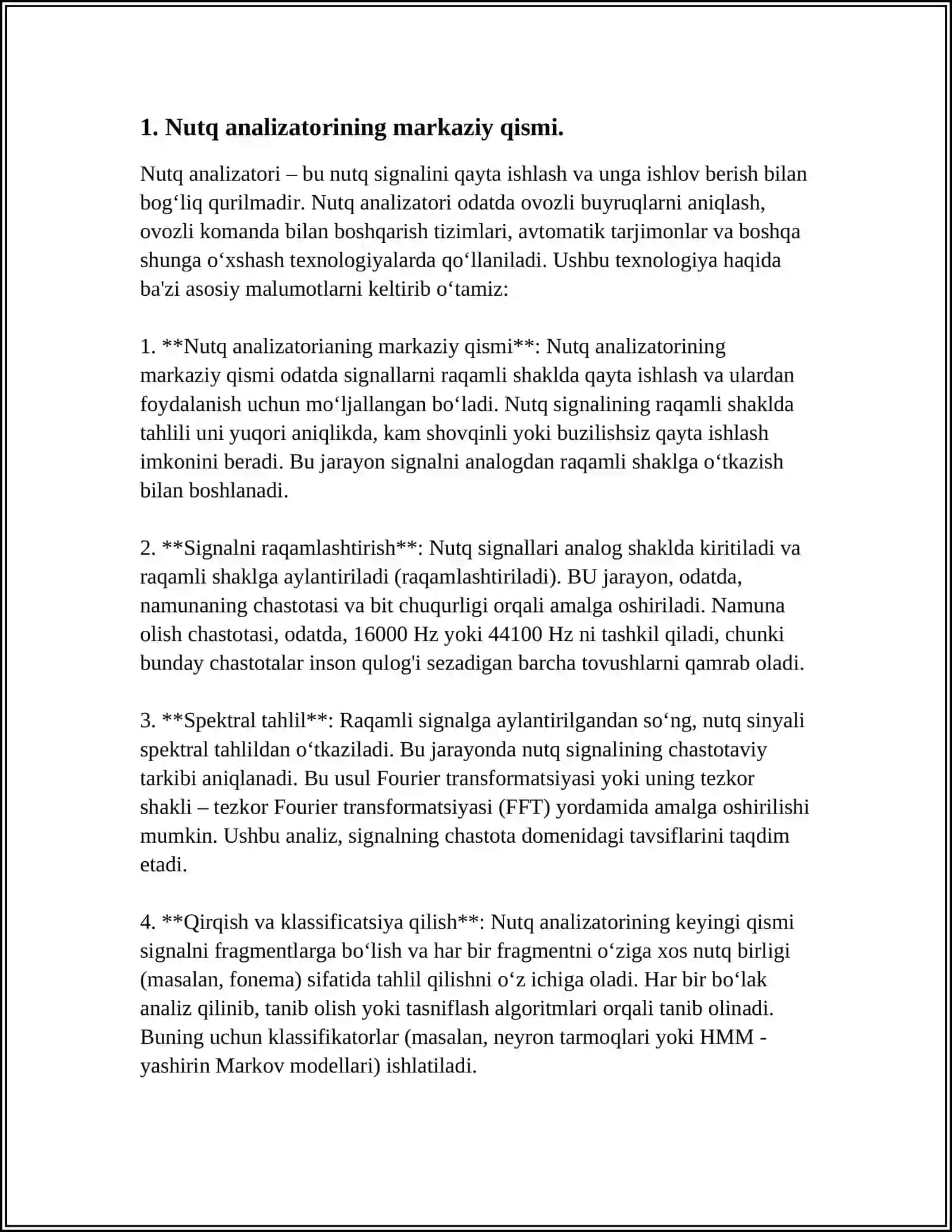 Nutq analizatorining markaziy va periferik qism faoliyati 3