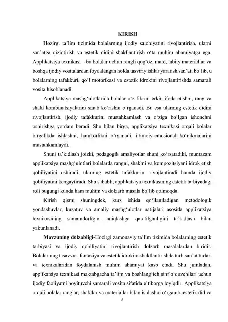 Applikatsiya texnikasining estatik tarbiyada ahamiyati 3