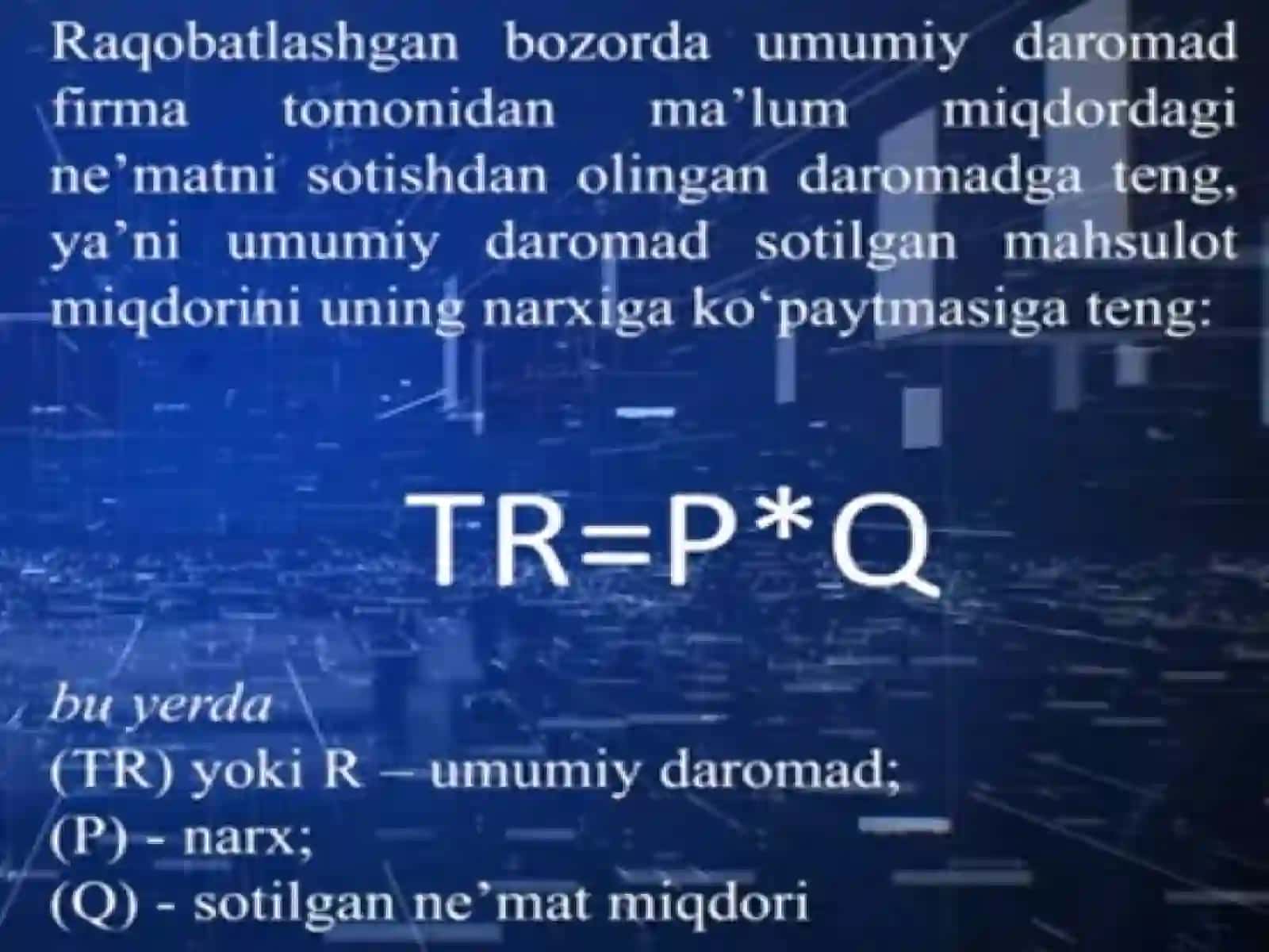 Mukammal raqobatlashgan bozorda firmalarning harakti 3