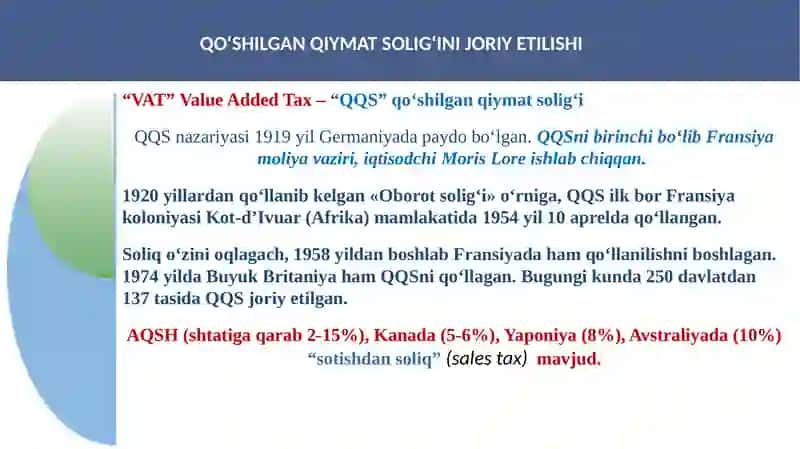 "Qo‘shilgan qiymat solig‘i" 3