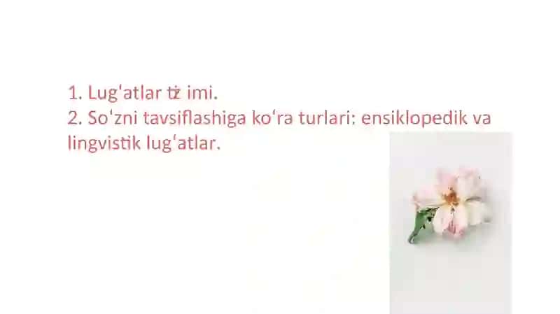 Lug‘atlar tizimi 3
