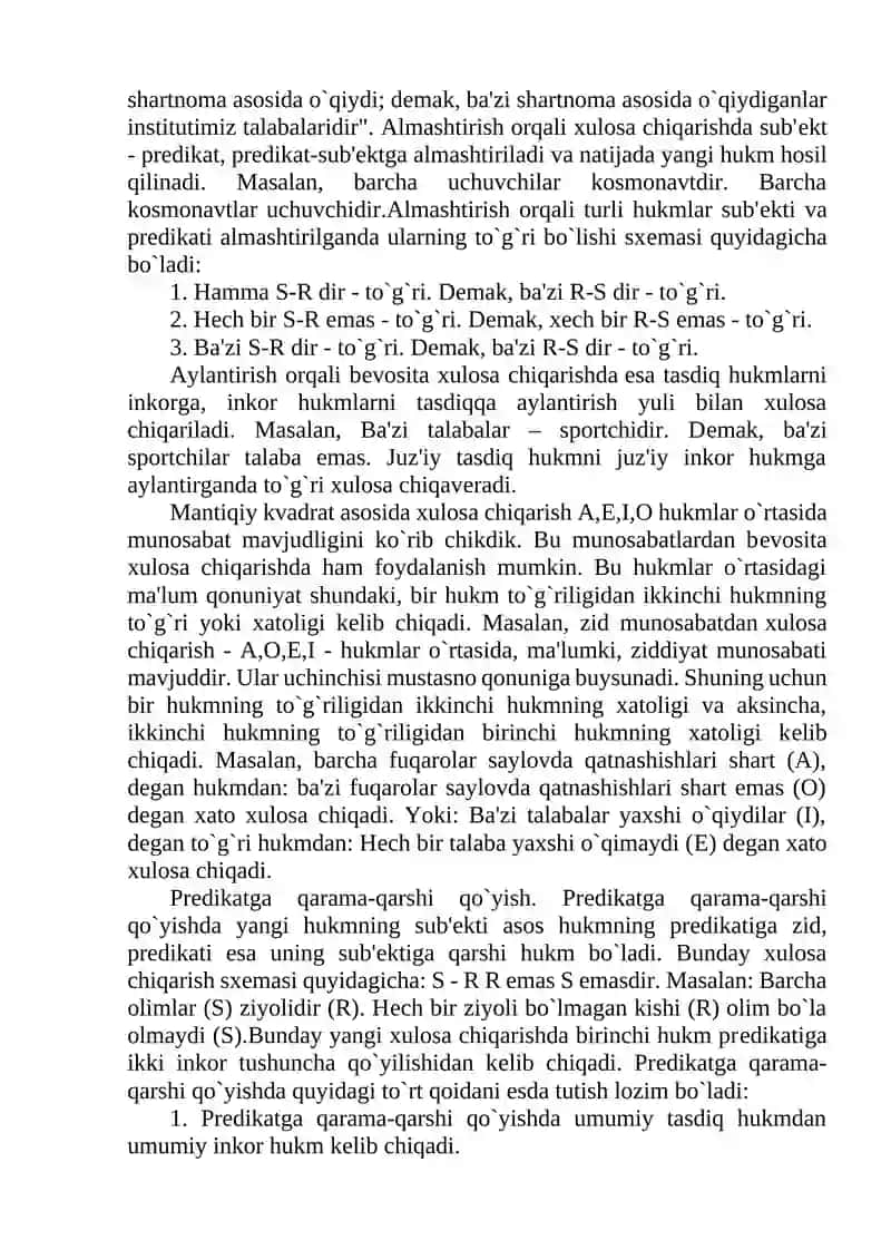 Xulosa chiqarish 3