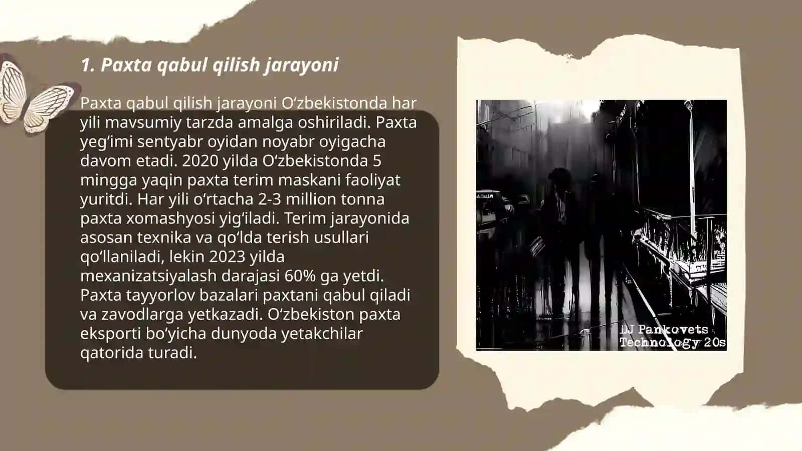 Paxta tozalash korxonalarining umumiy texnologik jarayonlari 3