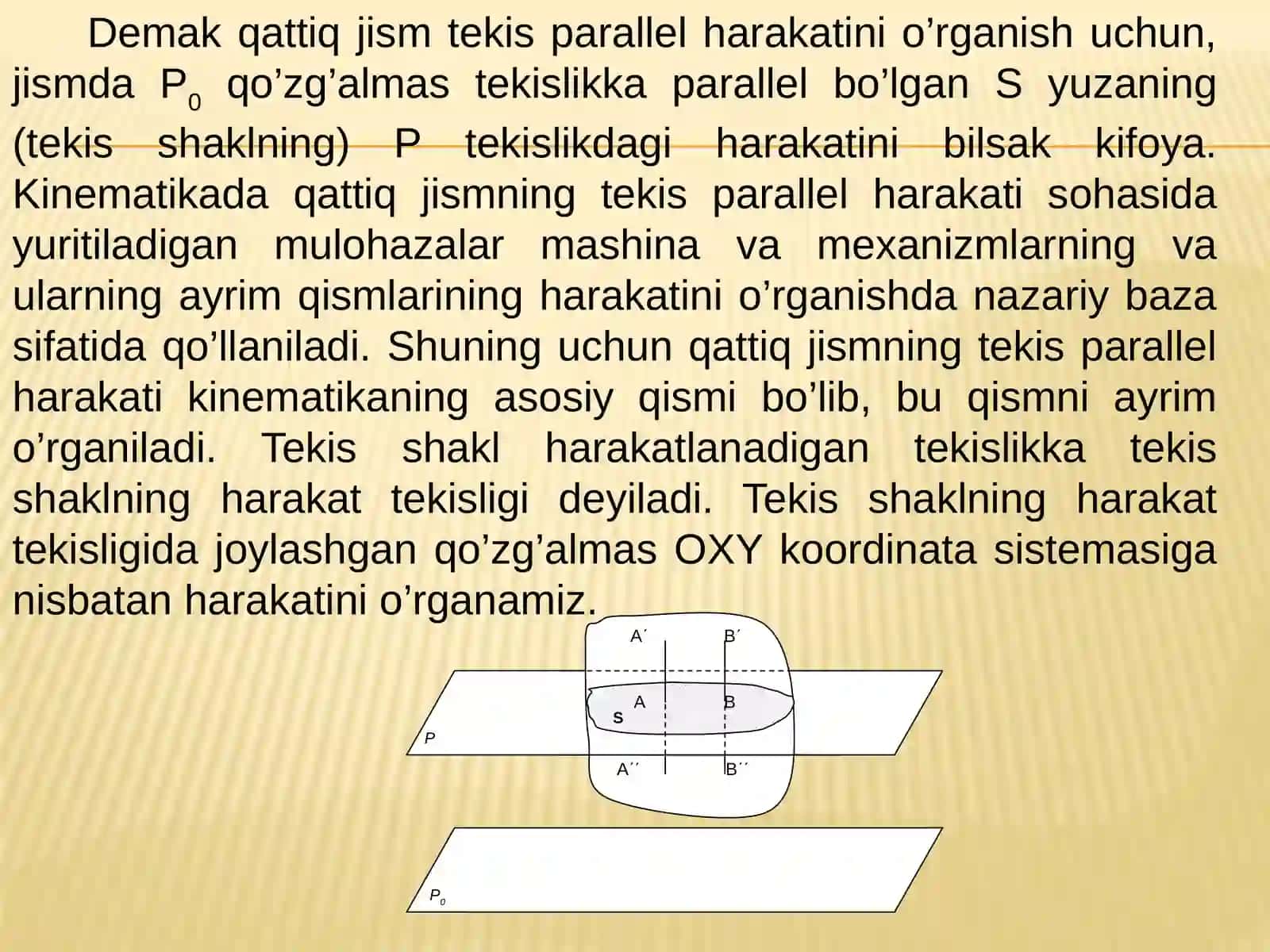 QATTIQ JISMNING TEKISPARALLEL HARAKATI 3
