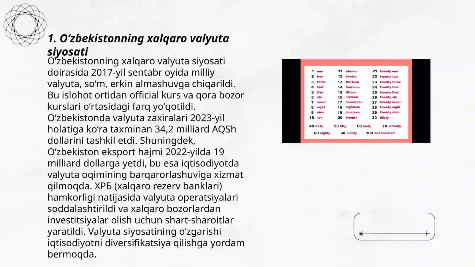 Oʻzbekistonning xalqaro valyuta siyosati 3