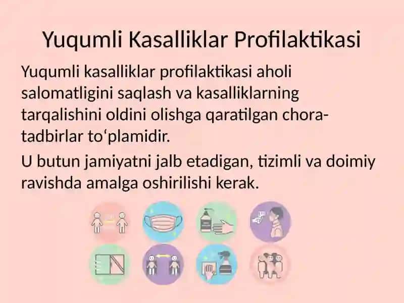 Yuqumli Kasalliklar Profilaktikasi 3