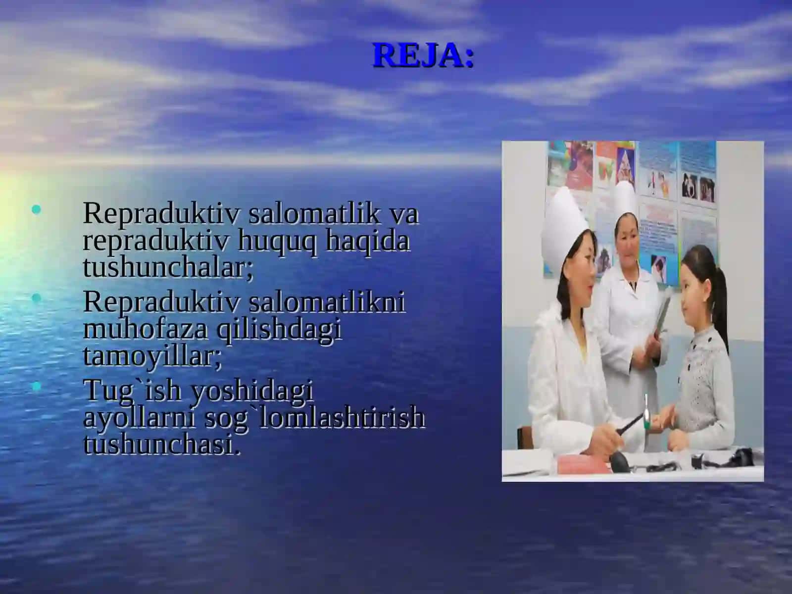 DAVOLASH ISHI103 GURUH TALABASITUROPOVA MUMTOZBEGIMNINGVALEOLOGIYA FANIDAN TAQDIMOTI 3
