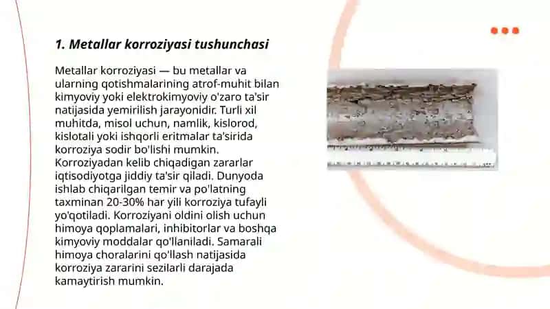 Metallar korroziyasi va ularning turlari 3