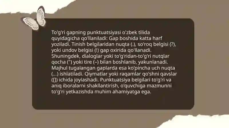 Ona tilining punktuatsiyasi 3