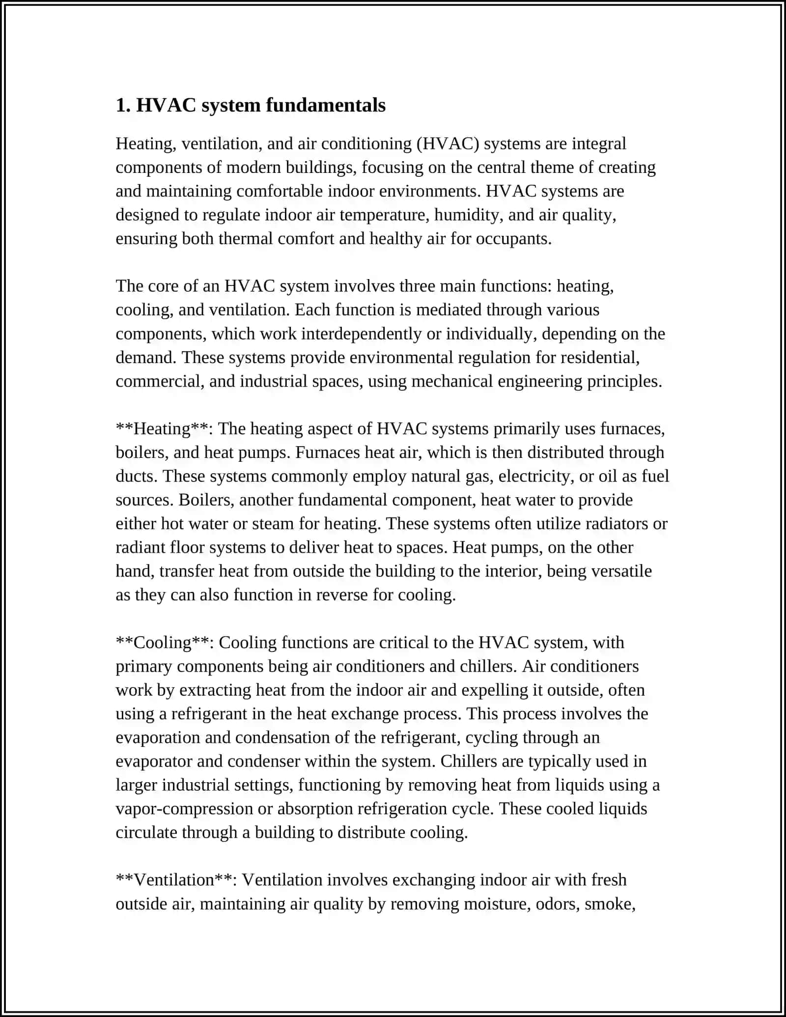 MUSTAQIL ISH - COOLING AND HEATING SYSTEMS 3