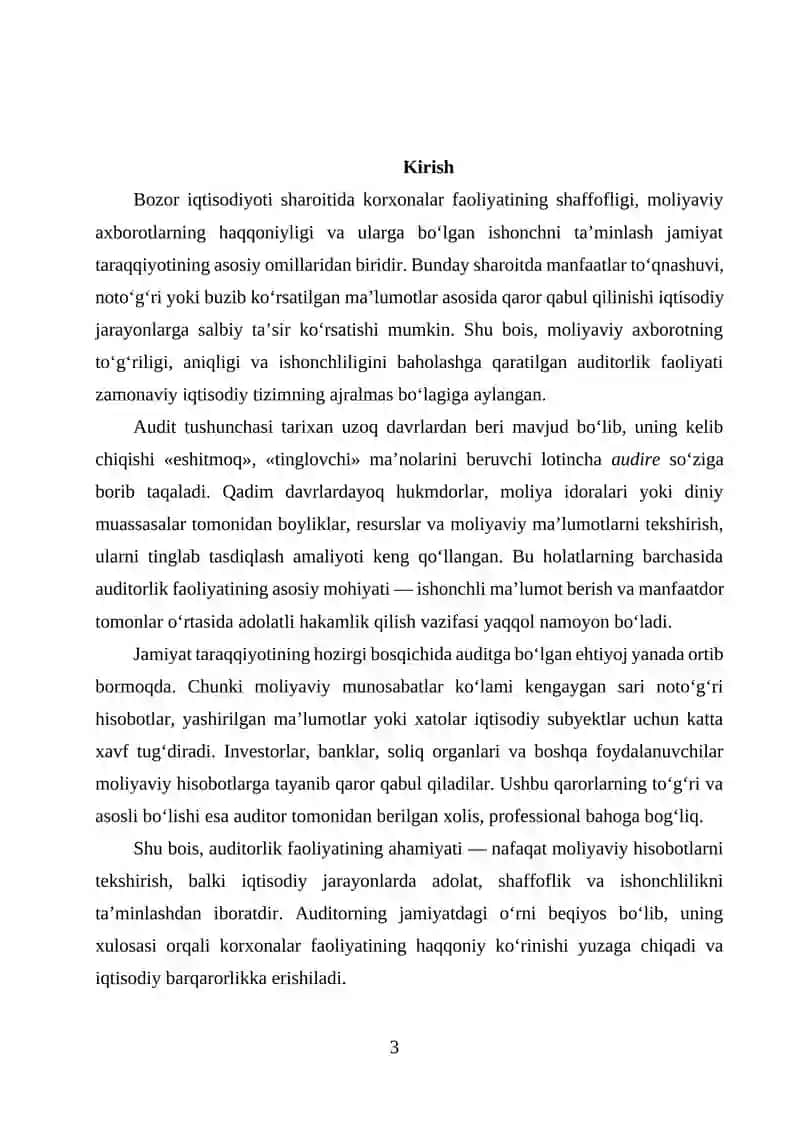 AUDITORLIK FAOLIYATINING ASOSLARI 3